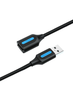 Vention USB 2.0 A Male to A Female Extension Cable 5M Black PVC Type - VEN-CBIBJ