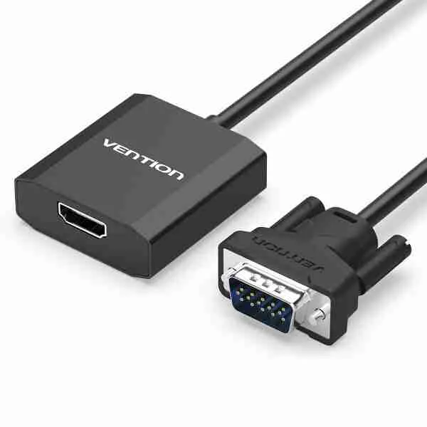 Vention VGA to HDMI Converter 0.15M Black Metal Type - VEN ACEB0
