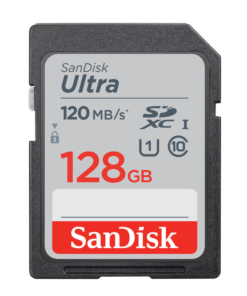 SanDisk 128GB microSDXC Class 10 Memory Card