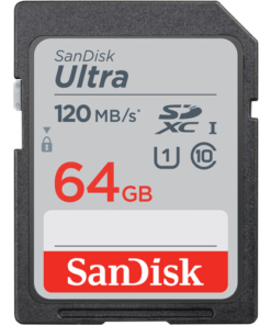 SanDisk 64GB SDXC Class 10 Memory Card for Digital Cameras