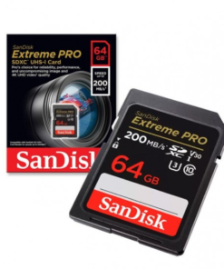 SanDisk Extreme PRO 64GB SDXC UHS-I Memory Card for Digital Cameras