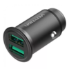 Vention 25W Dual USB Car Charger (PD3.0 + QC3.0) Gray Mini Style Aluminium Alloy Type