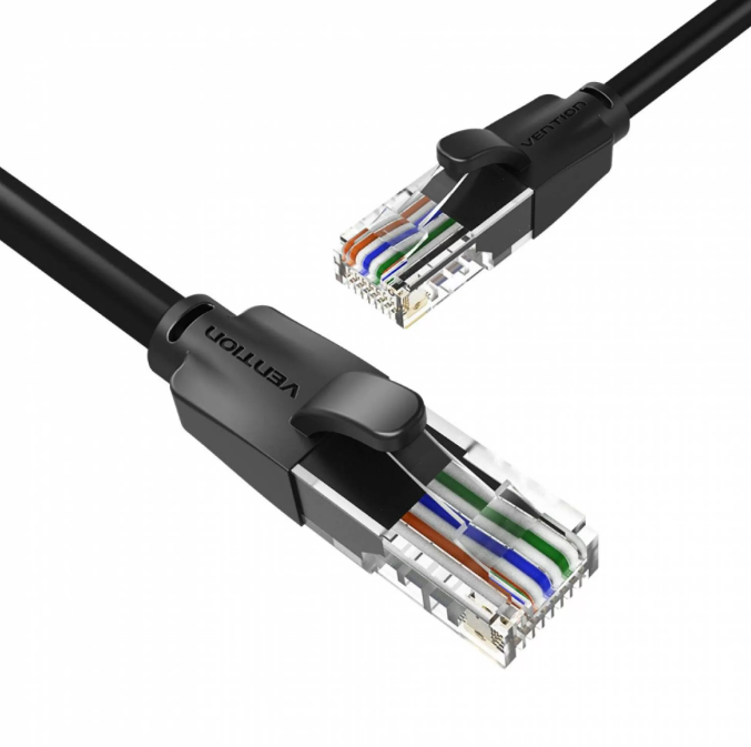 Vention Cat.6 UTP Patch Cable 1M Black