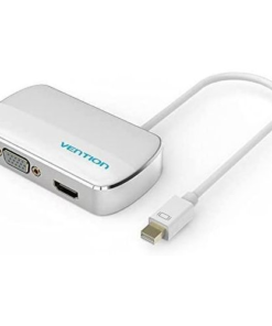 Vention Mini DisplayPort to HDMI-VGA Converter 0.15M White
