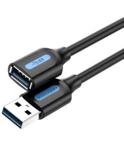 Vention USB 2.0 A Male to A Female Extension Cable 3M Black PVC Type