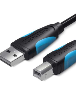 Vention USB 2.0 A Male to B Male Printer Cable with 2 Ferrite Cores 10M Black