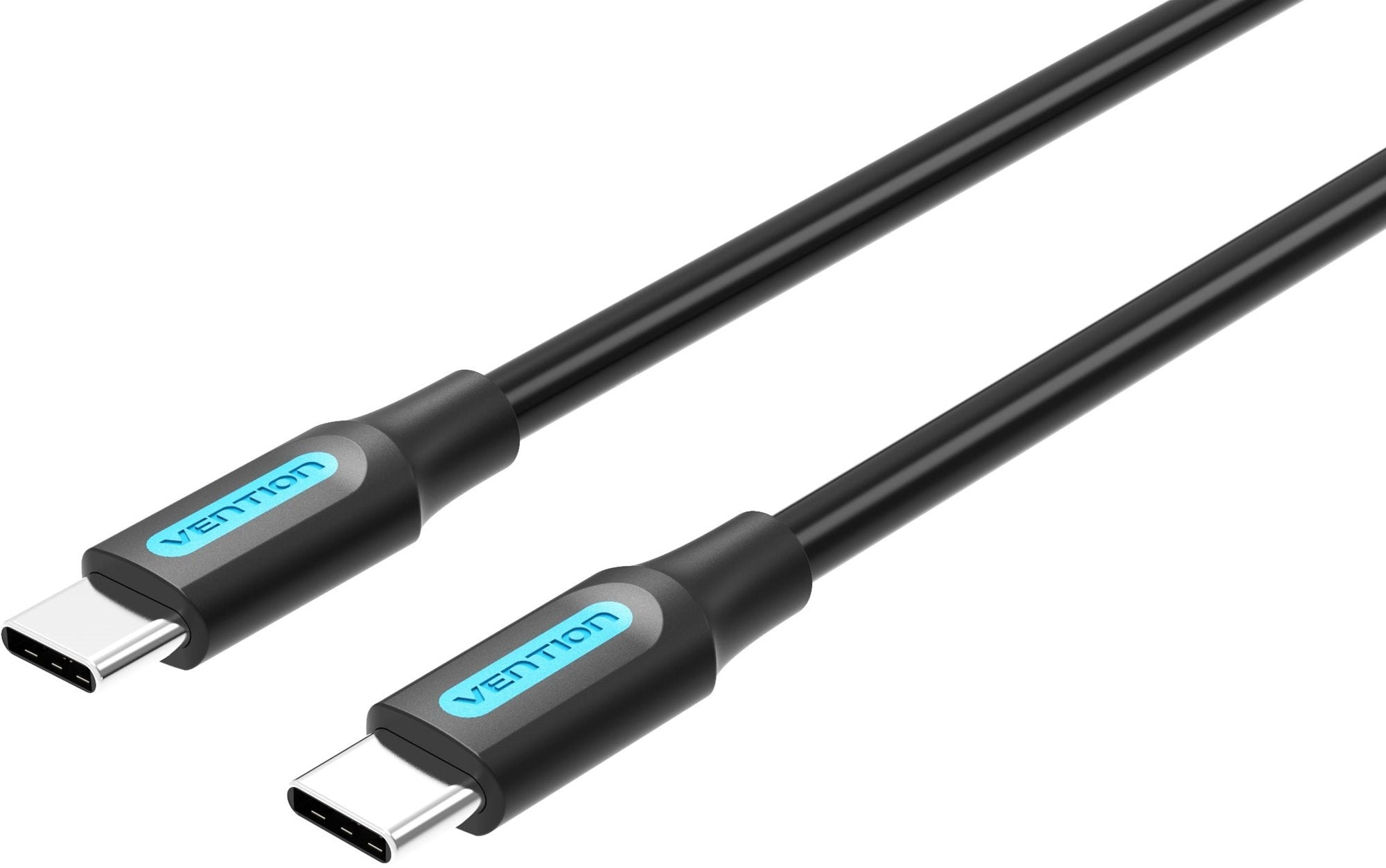 Vention USB 2.0 A Male to USB-C Male Cable 1M Black PVC Type