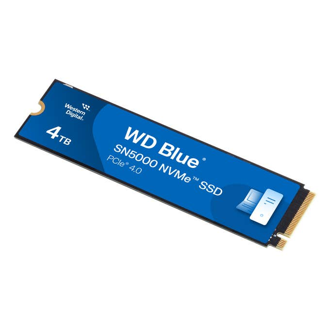 WD Blue SN5000 4TB NVMe SSD PCIe Gen 4 M.2 2280